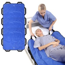 Multipurpose 72" x 40" Positioning Bed Pad with Reinforced Handles - Reusable...