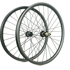 27.5er 650B Carbon MTB Bicycle Wheelset 35MM Width 25MM Height Novatec Hub