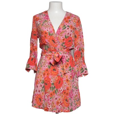 Zara Basic, Kleid, Größe: S, Z1975 DENIM, Pink/Mehrfarbig, Viskose, Blumen #xmC