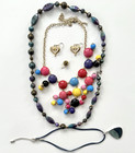 Vintage Costume Jewelry lot Wearable Earrings  and Necklesses — photo 1