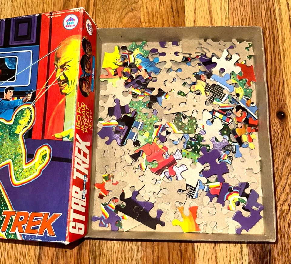 VINTAGE STAR TREK Series II - The Alien (150 Piece PUZZLE) Hand Counted! 1976 - Image 2 of 4