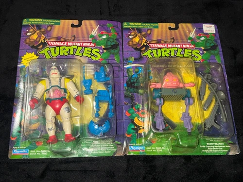 Rare TMNT Set Krang & Krang W/ Android Body 1998 Unopened 10-Back Ninja Turtles