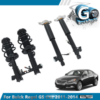 For Buick Regal 2011-2014 13319741 4× Front & Rear Shock Struts Assys w/Electric