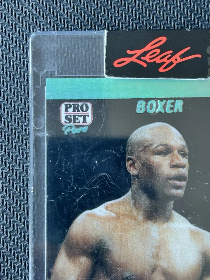2025 Leaf Pro Set Floyd Mayweather Jr 3/7 #90-FM1 Auto Lightly Played LP - Image 3 of 4