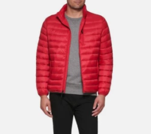 Club Room Mens Red Packable Puffer Jacket XL NEW $125 CR2MN201