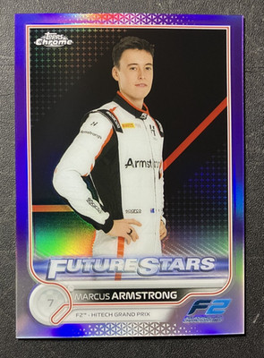 /399 Purple Refractor Marcus Armstrong #84 - 2022 Topps Chrome Formula 1 F1 F2
