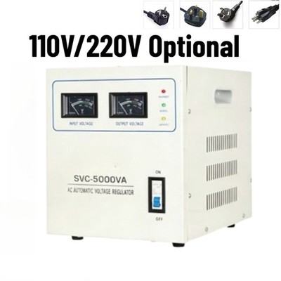 110V 220V 5000VA Fully Automatic AC Voltage Stabilizer Voltage Stabilizer Home