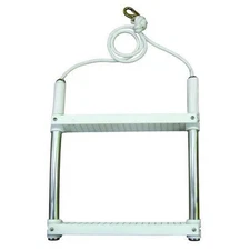 JIF Marine EOO3 3-Step Inflatable Boat Ladder Lightweight Marine Ladder