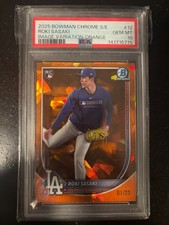 2025 Bowman Chrome Sapphire Edition #12 Roki Sasaki Image Variation RC /25