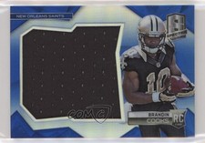 2014 Panini Spectra Rookie Jumbo Jerseys Blue Prizm 27/49 Brandin Cooks tj0