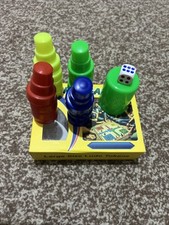 Ludo Large Plastic Coins and Dice Set