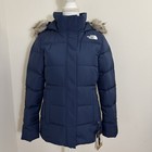 The North Face Women's Gotham Jacket Down Coat Summit Navy Sz M 2025