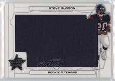2008 Leaf Rookies & Stars Rookie Materials 18/50 Steve Slaton #249 0l2q