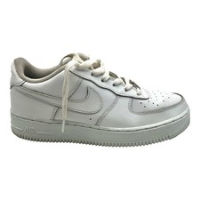 Nike Air Force 1 AF1 Low Top Triple White 314192-117 Boys Size 7Y