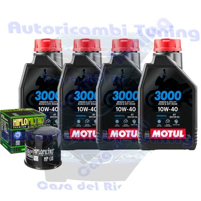 Service Öl Motul 3000 10W40 Für Suzuki� Atv LT-F500 F Grizzly� 1998>2002