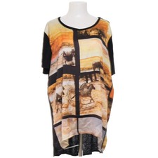 Open End, T-shirt, Größe: 46, Schwarz/Mehrfarbig #5rj