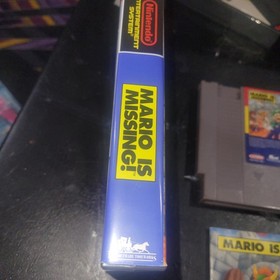 NES Mario is Missing! (Nintendo Entertainment System, 1993) Manual Hard Case