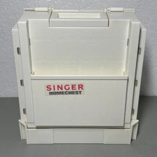 Singer Homechest Sewing Craft Caddy Storage Fold-up 1983 Plus Thread