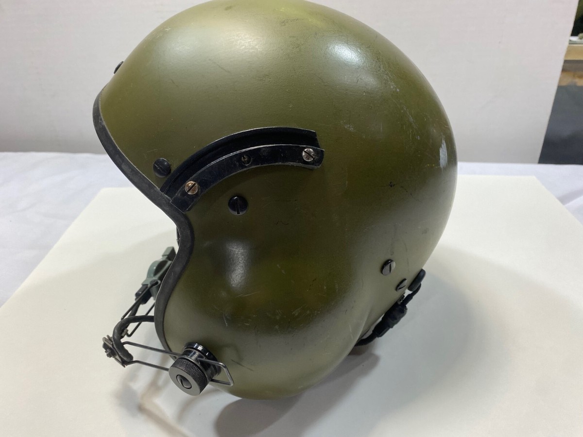 Gentex Helicopter Helmet, size X-LARGE used- missing pieces 1 only