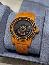 De Grisogono Ladies Tondo by Night in Orange Composite Fiberglass with Sapphires