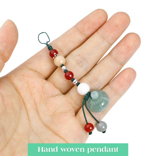 Jade Lotus Anhänger Fräulein Telefonzubehör Charme Handy Schlüsselanhänger - 第 9/12 張圖片