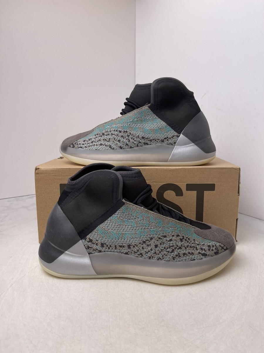 Adidas Yeezy Boost QNTM Teal Blue Size 7.5 G58864 Blue Grey Tried