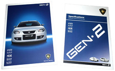 PROTON GEN.2 UK SALES &amp; SPECIFICATION BROCHURES JUNE 2010 NEW, OLD STOCK