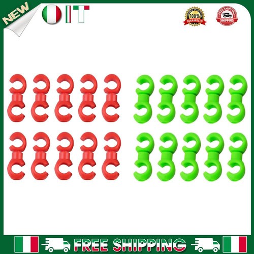  10pcs Bicycle Brake Gear Cable S Style Clips Hose Guide Line Hook