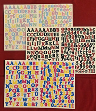 Creative Memories MINI ABC/123 Stickers JEWEL, PASTEL or BRIGHT Multi Colors