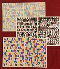 Creative Memories MINI ABC/123 Stickers JEWEL, PASTEL or BRIGHT Multi Colors