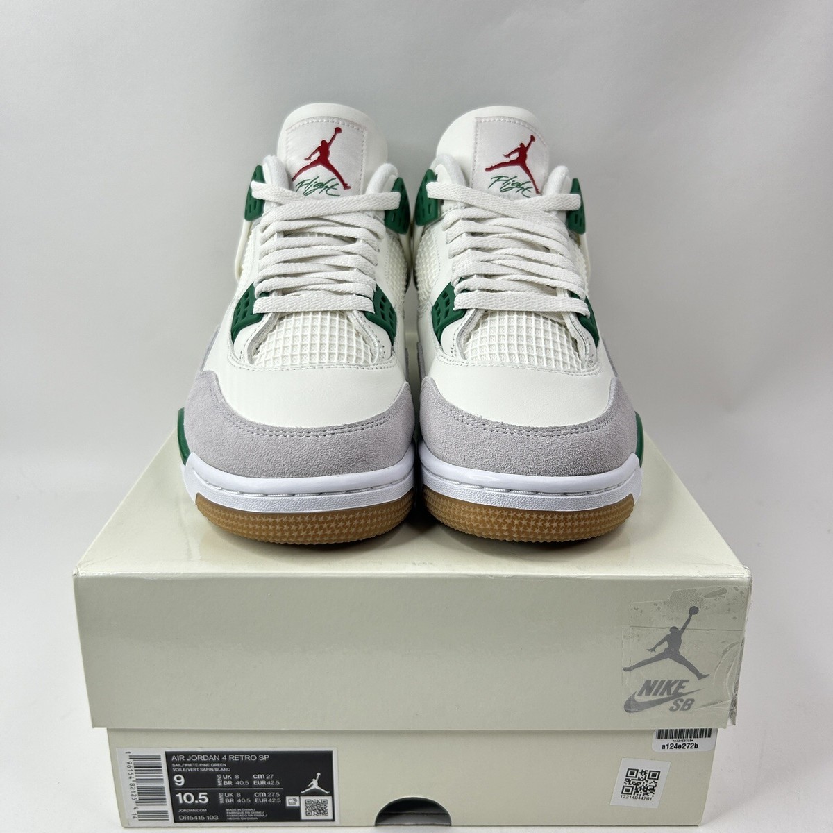 Nike Air Jordan 4 Retro SP x Nike SB “Pine Green” DR5415-103 Men's