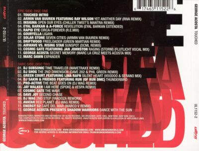 GEORGE ACOSTA TOUCHED NEW CD