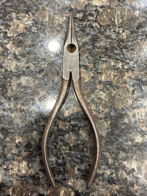 Vintage 7'' H. Boker & Co. Needle Nose Pliers Side Cutter 5332-7 USA Collectible