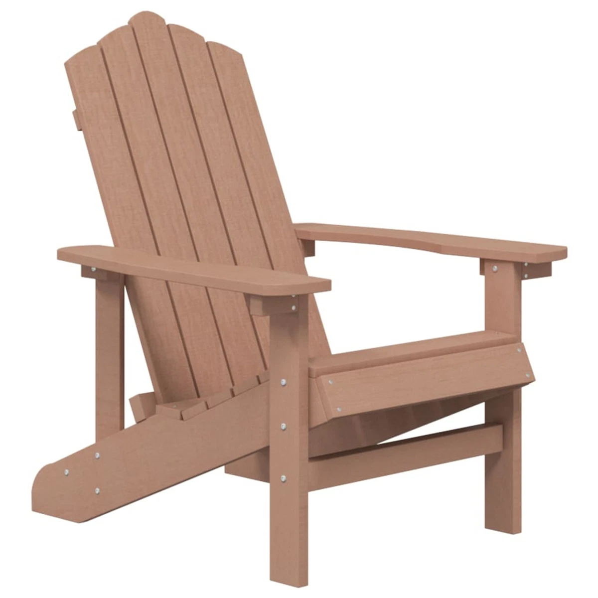 Garden Adirondack Chair HDPE Brown R6W4 eBay