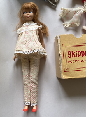 Vintage 1963 Skipper Barbie Doll Mattel with Carrying Case Vintage 1963 Skipper Barbie Doll Mattel with Carrying Case