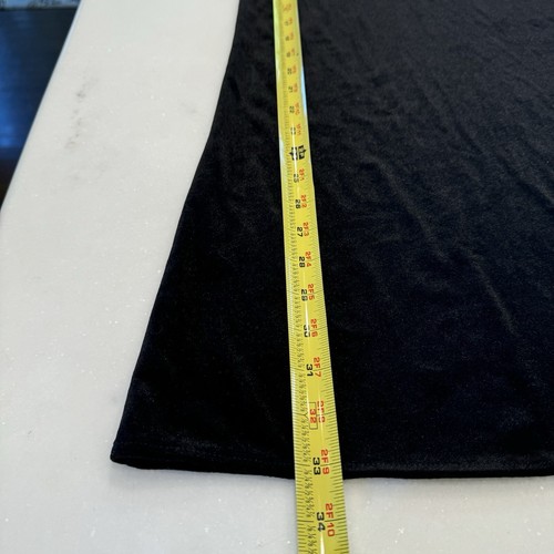 BRANDY š¤MELVILLE Little Black Velour Dress One Size - Picture 10 of 11