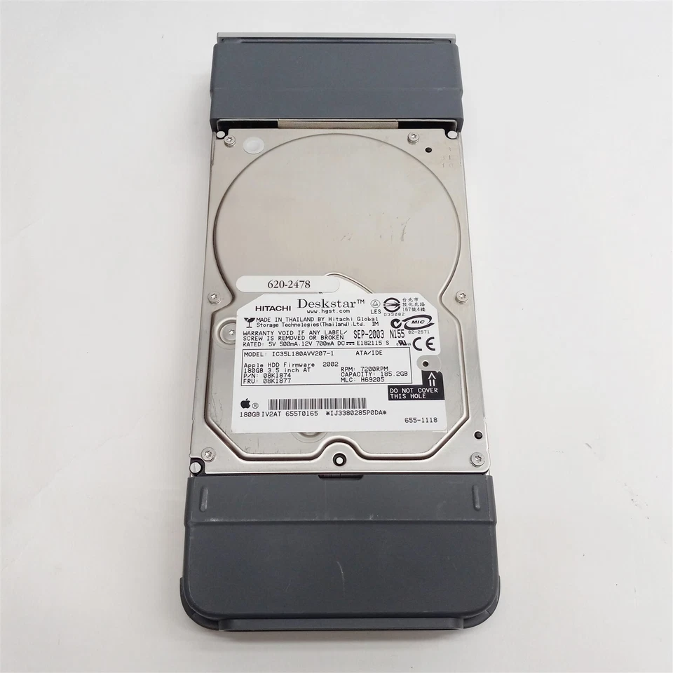 Hitachi Apple Xserve 4*IC35L180AVV207-1 180GB 6*HDS722525VLAT80 250GB HDD LOT 10 - Image 3 of 4