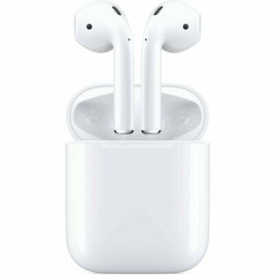 Apple AirPods 2nd Generation Wireless Earbuds & Charging Case FIVE STARS!!