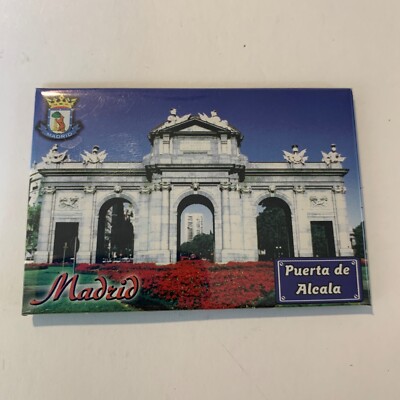 Souvenir Magnet | Madrid Spain Puerta de Alcala Photographic