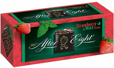 Nestle After Eight Strawberry & Mint - Erdbeer Pfefferminz Pralinen - 200 Gramm