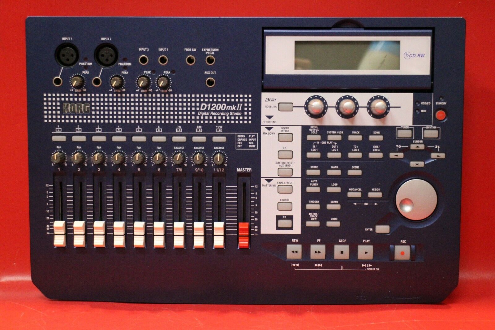 Image of KORG USATO D 1200 mkii Digital Recording Studio d1200 mkii mk2 MTR U1579 210304