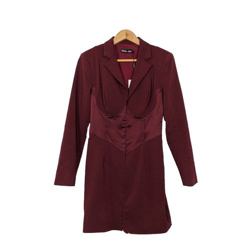 Lavish Alice Stunning Burgundy Satin Dress NEW | eBay Lavish Alice Stunning Burgundy Satin Dress NEW | eBay