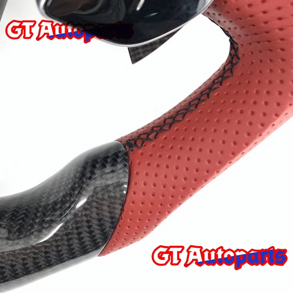 Volante de fibra de carbono apto para Land Rover Range Rover SVR con palancas de cambio Foto 4 de 4