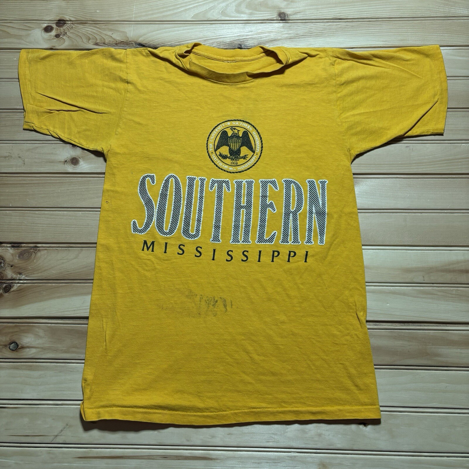 Vintage 80s 90s Southern Mississippi University Single Stitch College Shirt - M