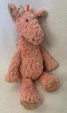 STEIFF Giselle Giraffe Rose Pink 12 Plush Cuddly Friend Ribbon Mane Tail 068133