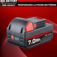 FüR Milwaukee M18 Akku 18V Xc 7,0Ah Li-Ion M18B6 48-11-1860 48-11-1852
