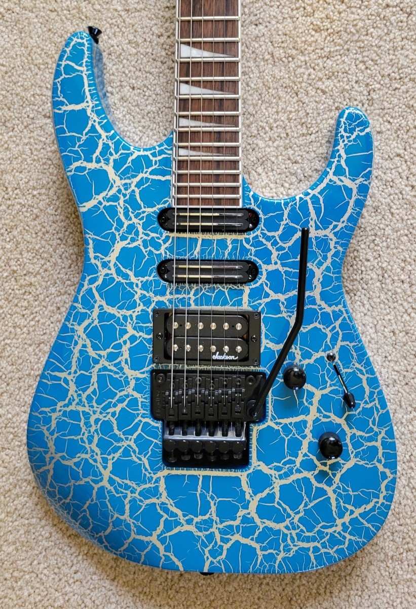 クラブ taro2005 Jackson X Series Soloist SL3X DX Crackle Electric Guitar, Frost