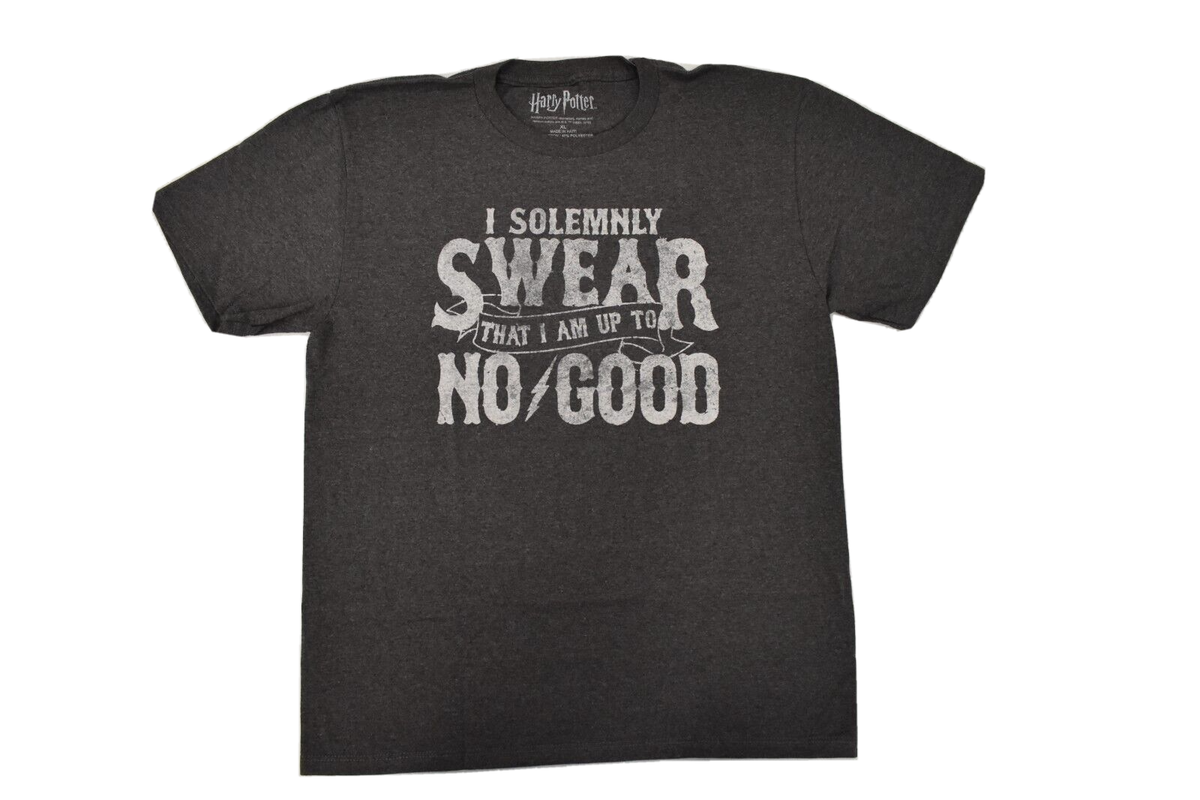 Women's "I Solemnly Swear I Am Up To No Good" Harry Potter T-Shirt – Funny Cute O-Neck Tee For Fans