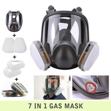 7 IN 1 Gas Mask 6800 Full Face Respirator Paint Spray Chemical Safety Facepiece