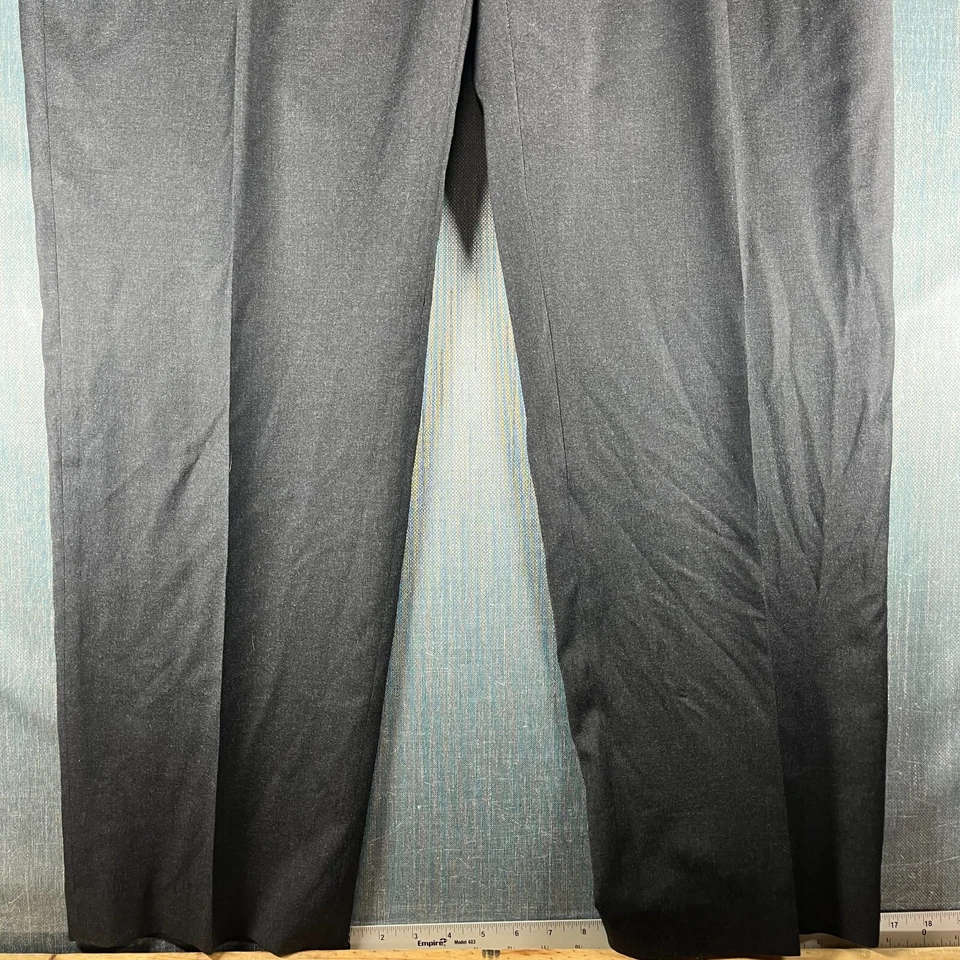 Jos. A. Bank Men 2 Piece Suit Set 48 Black 100% Wool Single Breasted Notch Lapel - Image 3 of 4